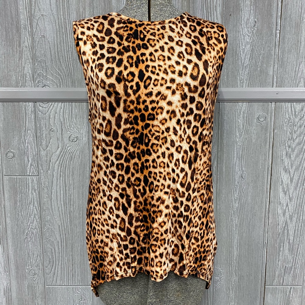 Lucky & Blessed Leopard Print Tunic Size Small NWT